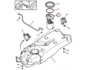 Fuel feed unit OEM Berlingo/Partner/Xsara Picasso
