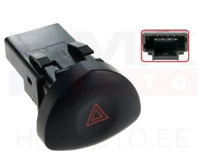 Hazard light switch Renault Clio II