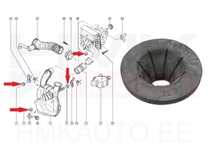 Õhufiltri korpuse kinnituspuks OEM Renault