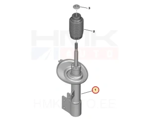 Amortisaator eesmine parem OEM Peugeot 5008
