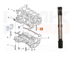 Turbo õlifilter OEM Jumper/Boxer/Ducato 2,2HDi 2006-
