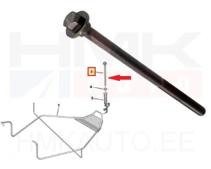 Varuratta kinnituspolt OEM Citroen Jumpy/Peugeot Expert III,IV