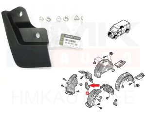 Брызговик передний правый OEM Renault Trafic II