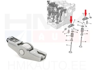 Keinuvipu Citroen/Peugeot 2,0HDi DW10/DW12
