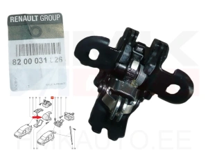 Serrure de porte arrière inférieur OEM Renault Kangoo I
