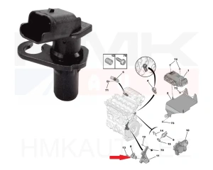 Датчик положения коленвала OEM PSA TU5JP4/EW