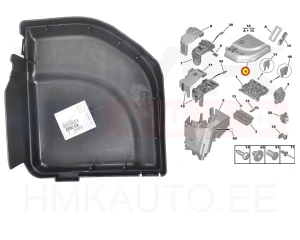 Fuse box cover OEM Citroen/Peugeot