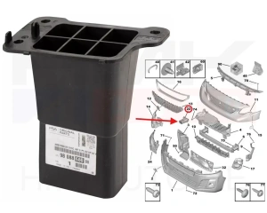 Absorbeur pare-chocs avant gauche OEM Citroen Jumpy/Peugeot Expert 2016-