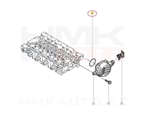 Joint torique pompe à vide OEM Renault 2,2/2,5dCi