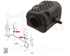 Stabilisaatorivarda puks eesmine Citroen/Peugeot