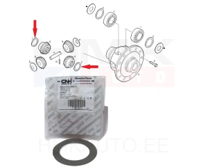 Tasauspyörän aluslevy, taka-akseli OEM Iveco Daily