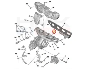 Турбокомпрессор Jumper/Boxer 2,0HDi/2,2HDI EURO6