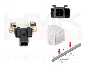 Numbrilaua valgusti pirnipesa Jumper/Boxer/Ducato 2006-