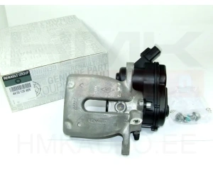 Étrier de frein arrière droit avec moteur électrique, cadre et plaquettes de frein OEM Renault Scenic III/Espace V/ Talisman