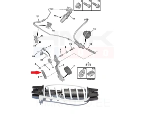 Clutch pedal spring OEM Berlingo/Partner 1,6HDI 2008-