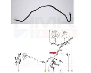 Трубка цилиндра сцепления Renault Master 2,8dTi 1999-2003
