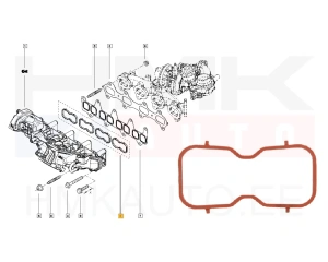 Sisselaskekollektori tihend Renault Master 2,3dCi  (1tk)
