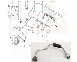 Pihustitoru 3. sil. OEM Renault Master 2,2/2,5dCi