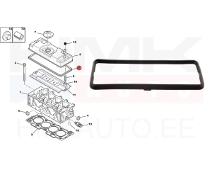 Venttiilikopan tiiviste OEM Citroen/Peugeot 1,1-1,4 TU