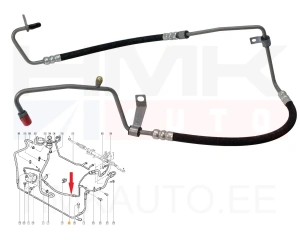 Power steering high pressure pipe OEM Renault Trafic II 1,9dCi