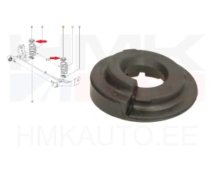 Проставка пружины , задняя верхняя Dacia