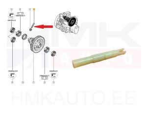 Вал датчика скорости OEM Renault