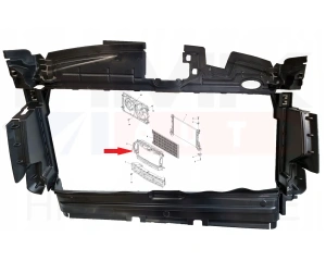 Radiator air deflector OEM Renault Trafic 2014-
