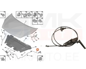 Kapotiluku tross koos hoovaga Berlingo/Partner 2008-