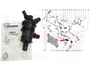 Termostaat korpusega OEM Dacia Duster 1,5DCI