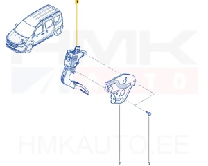 Электронная педаль газа OEM Dacia