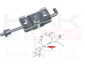 Parking brake adjusting rod OEM Jumper/Boxer/Ducato 2006-  L1