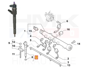 Pihusti OEM Fiat 2,0D