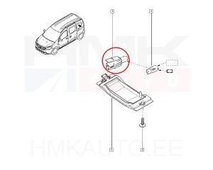 Патрон лампы номерного знака OEM Renault/Dacia