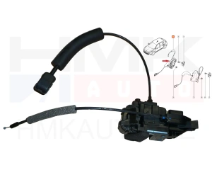 Ukselukusti tagauksele parem OEM Renault Megane III