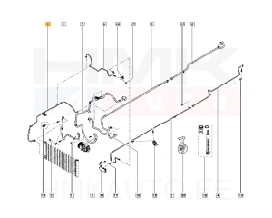 Konditsioneeri toru OEM Renault Trafic III 2014- (R134a)