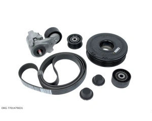 Комплект поликлинового ремня с шкивом коленчатого вала OEM Renault 3,0dCi V6