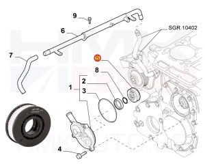 Karterituulutuse filter OEM Jumper/Boxer/Ducato 3,0HDI 2006-