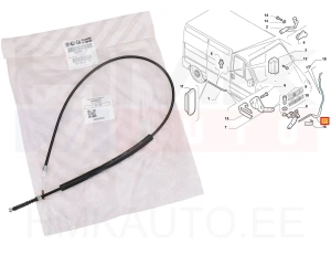 Ukselukusti tross liuguksele OEM Jumper/Boxer/Ducato 2002-06