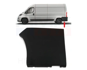 Задний молдинг боковой панели левый OEM Jumper/Boxer/Ducato 2018-  (L1-L2-L3) (черный)
