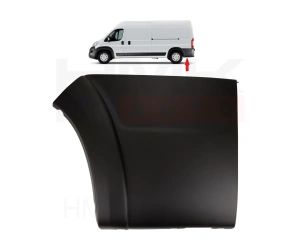 Задний молдинг боковой панели левый OEM Jumper/Boxer/Ducato 2018-  (L2-L3) (с отделкой крыла)