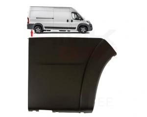 Задний молдинг боковой панели правый OEM Jumper/Boxer/Ducato 2018-  (L2-L3)