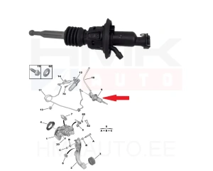 Siduri peasilinder OEM Citroen Jumpy/Peugeot Expert 2016-