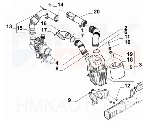 Õhufilter OEM Fiat Ducato 2,2D 2021-2024