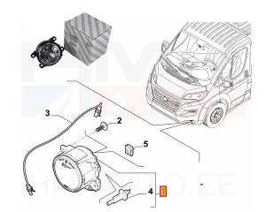 Udutuli eesmine OEM Jumper/Boxer/Ducato 2014-