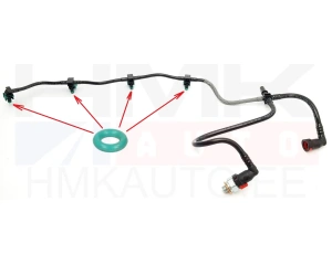 Pihusti tagasivoolutoru tihend OEM Jumper/Boxer/Ducato 2,2HDI 06-  Euro4