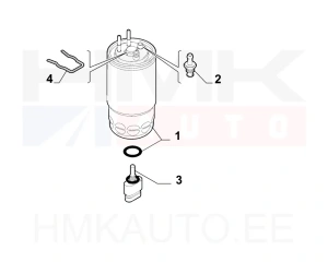 Fuel filter water sensor Jumper/Boxer/Ducato 2012- (M10)