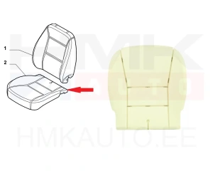 Istme padi Jumper/Boxer/Ducato 2006-   (1-kohal.)