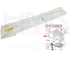 Õlivarras OEM Citroen/Peugeot 2,2HDI Euro5