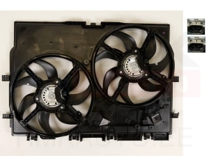 Radiator cooling fan with frame OEM Jumper/Boxer/Ducato 06-  (174/250W)