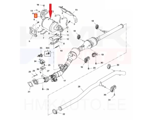 Tahmafilter(DPF/FAP) OEM Renault Trafic 1,6dCi Euro6C 70/88kW 2016-